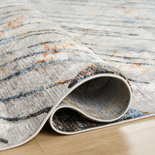 Adara Blue Gray Painterly - T2003 - 5&