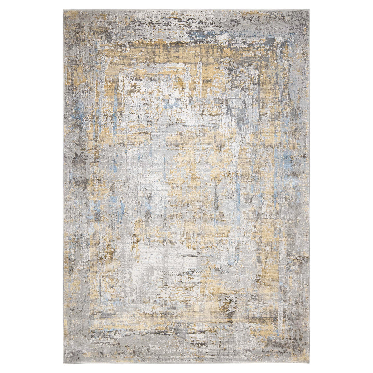 Adara Gray Blue Painterly - T2007 - 5' x 8'