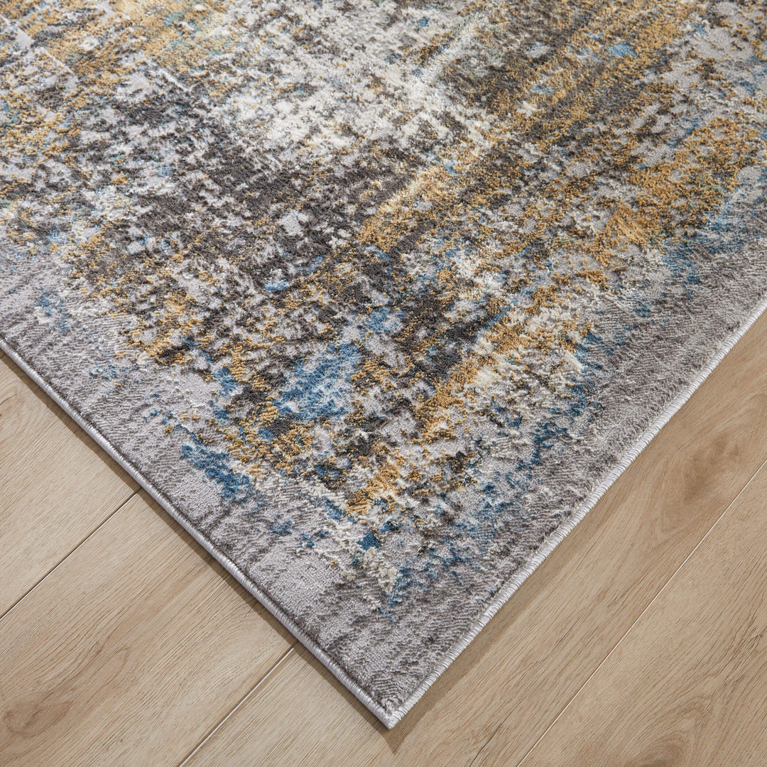 Adara Gray Blue Painterly - T2007 - 8&