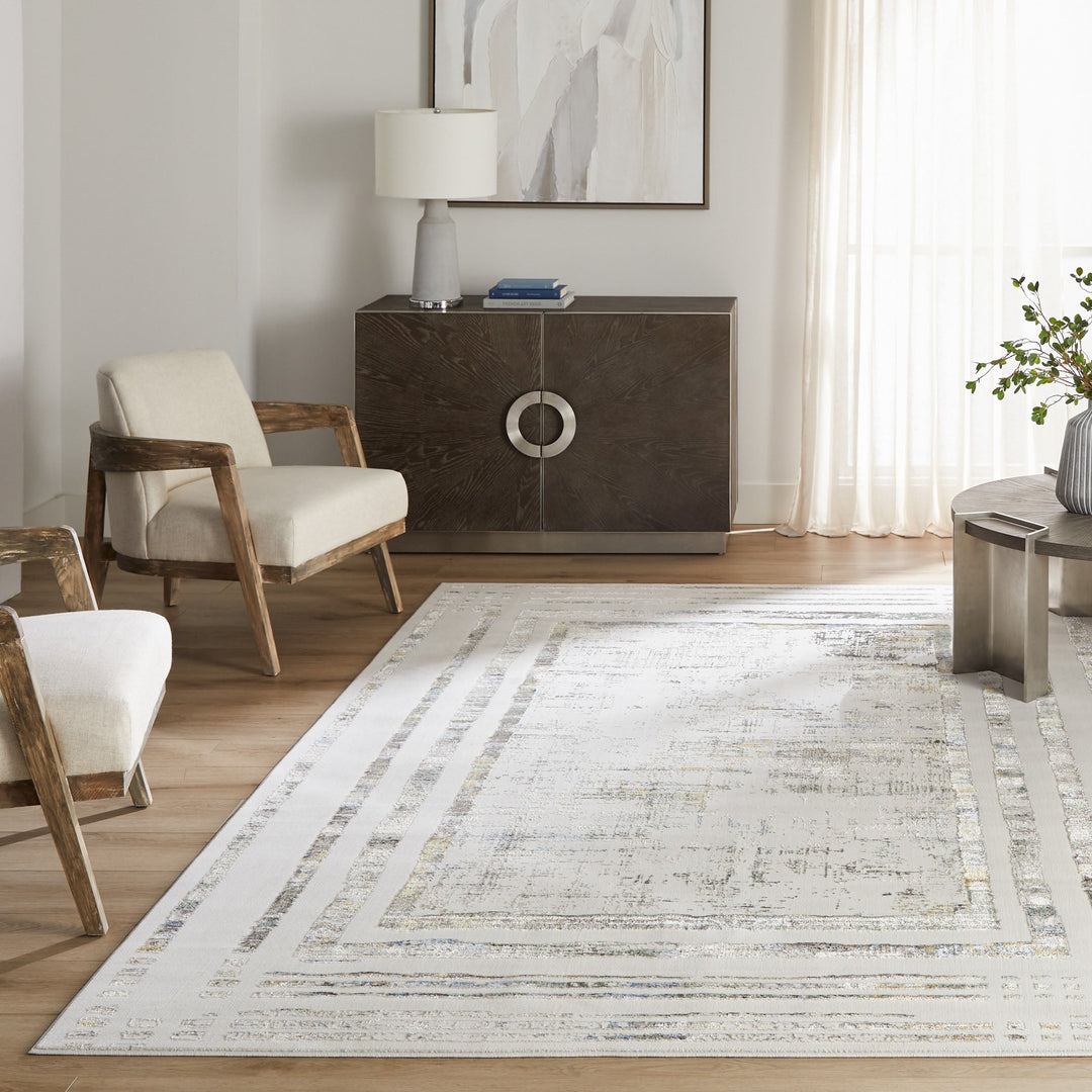 Adara Gray Blue Geometric - T2009 - 8&