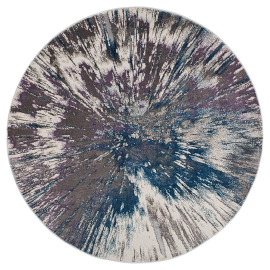 Darica Blue Purple Splatter Paint - T2021 - 5&