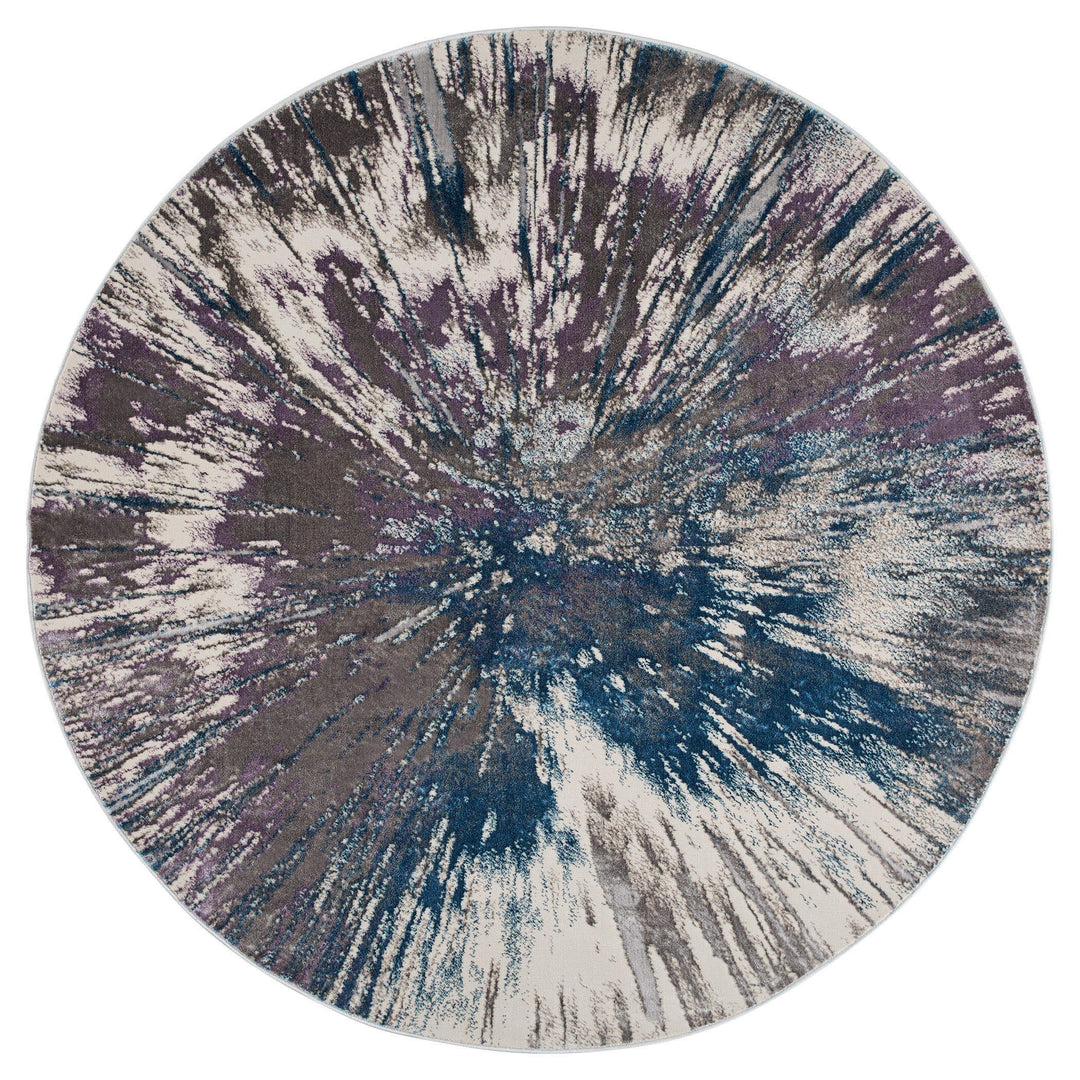Darica Blue Purple Splatter Paint - T2021 - 8' Round