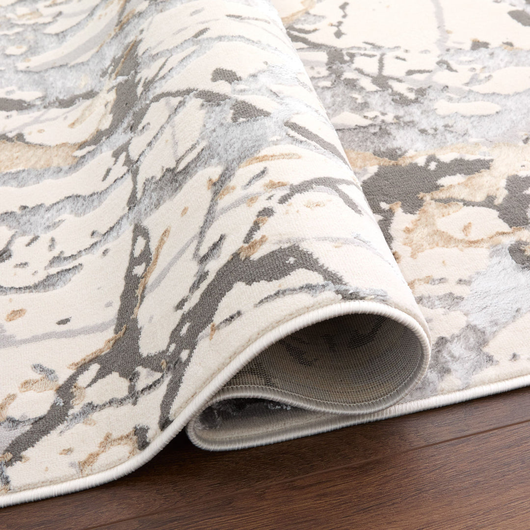 Fatima Gray Splatter Paint - T2028 - 8&