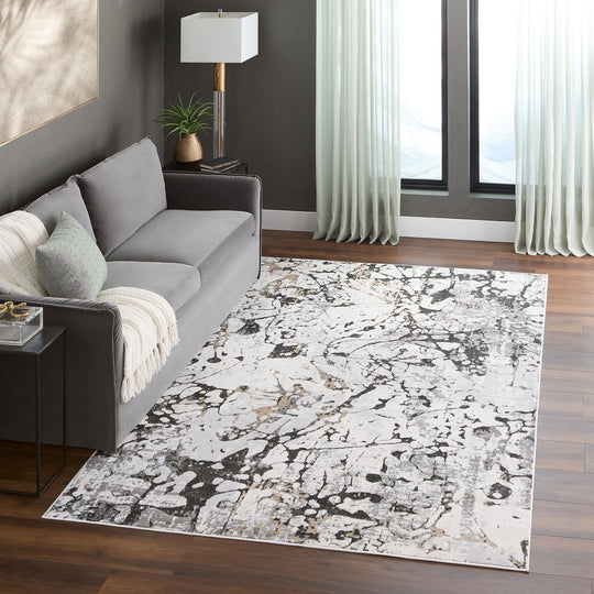 Fatima Gray Splatter Paint - T2029 - 8&