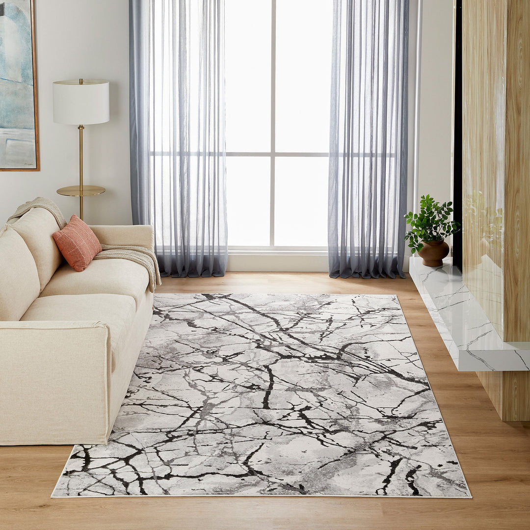 Fatima Gray Marble Striations - T2030 - 8&