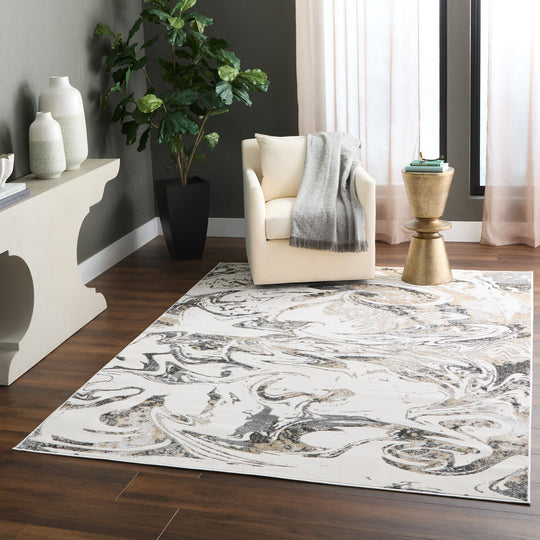 Fatima Black Beige Marbled - T2032 - 10&
