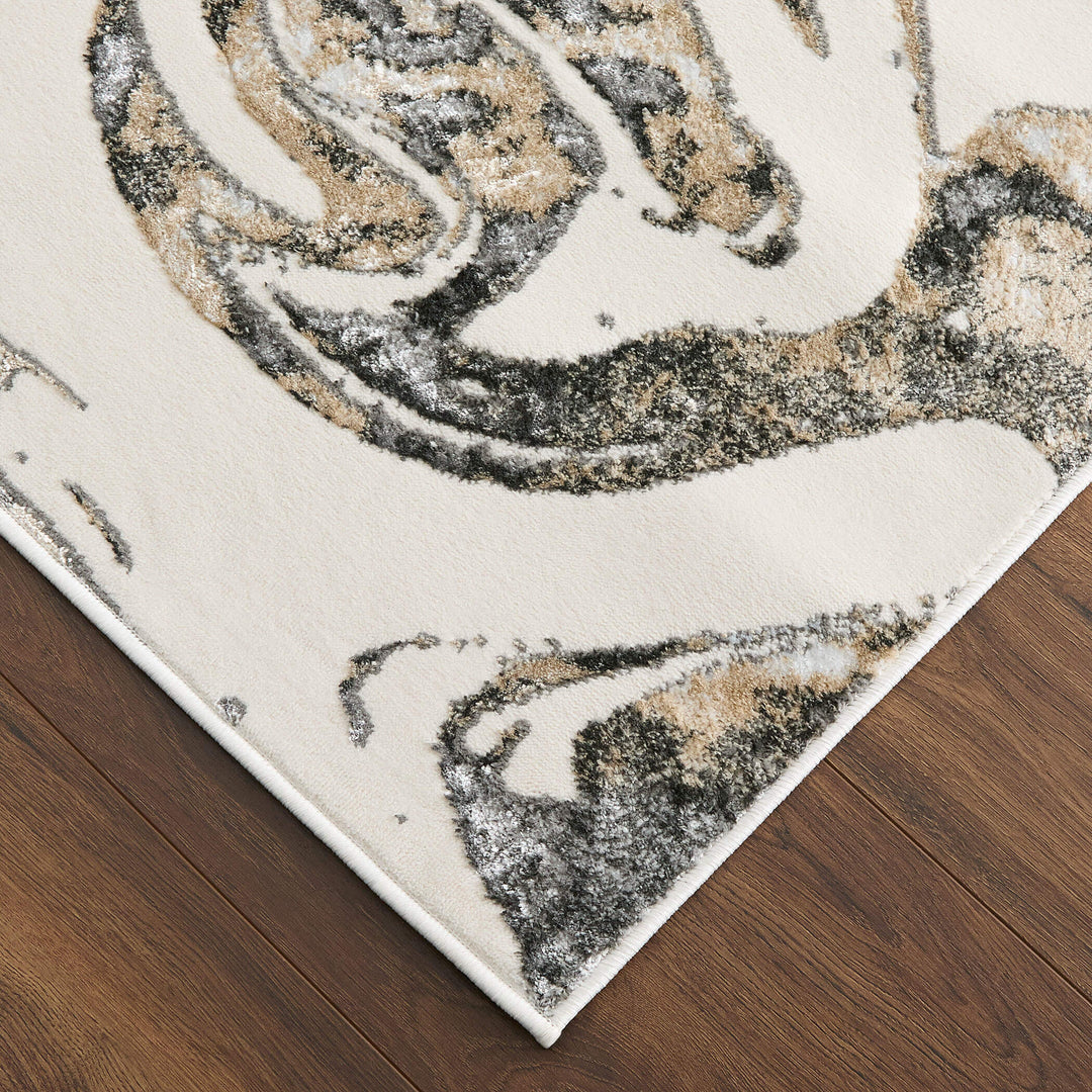Fatima Black Beige Marbled - T2032 - 8&