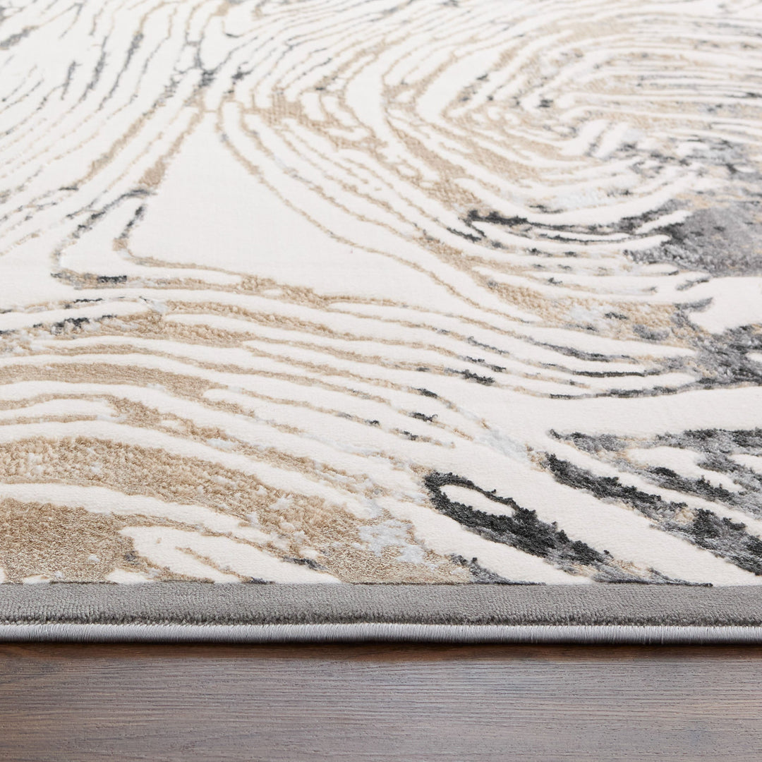 Fatima Black Beige Linear Swirl - T2033 - 2&