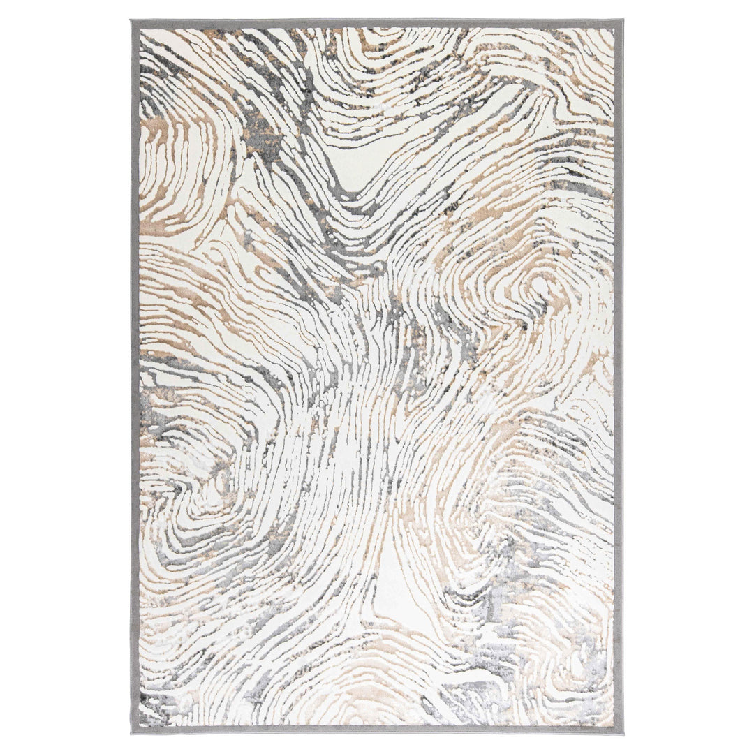 Fatima Black Beige Linear Swirl - T2033 - 10&