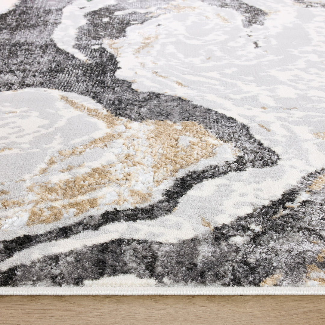 Fatima Gray Black Marbled - T2034 - 10&