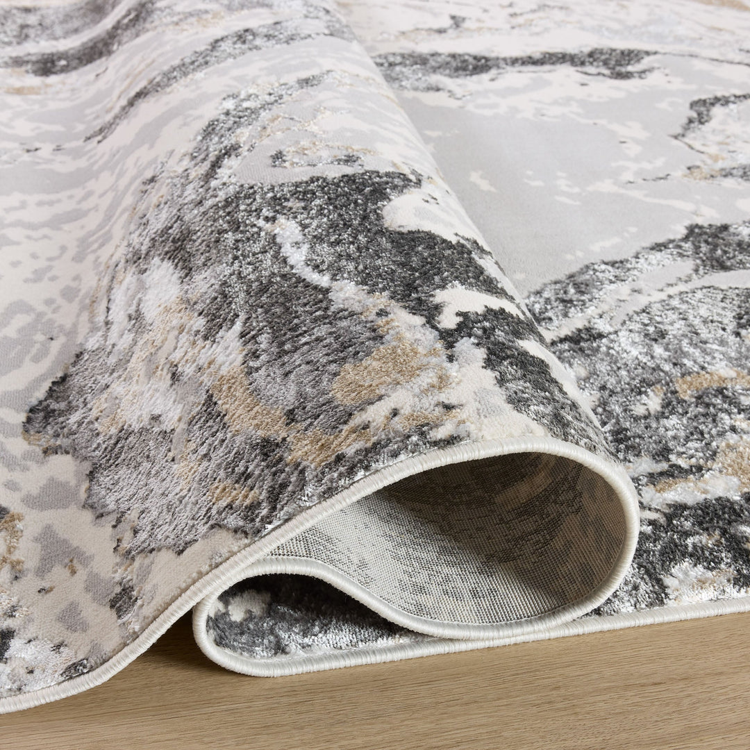 Fatima Gray Black Marbled - T2034 - 7&
