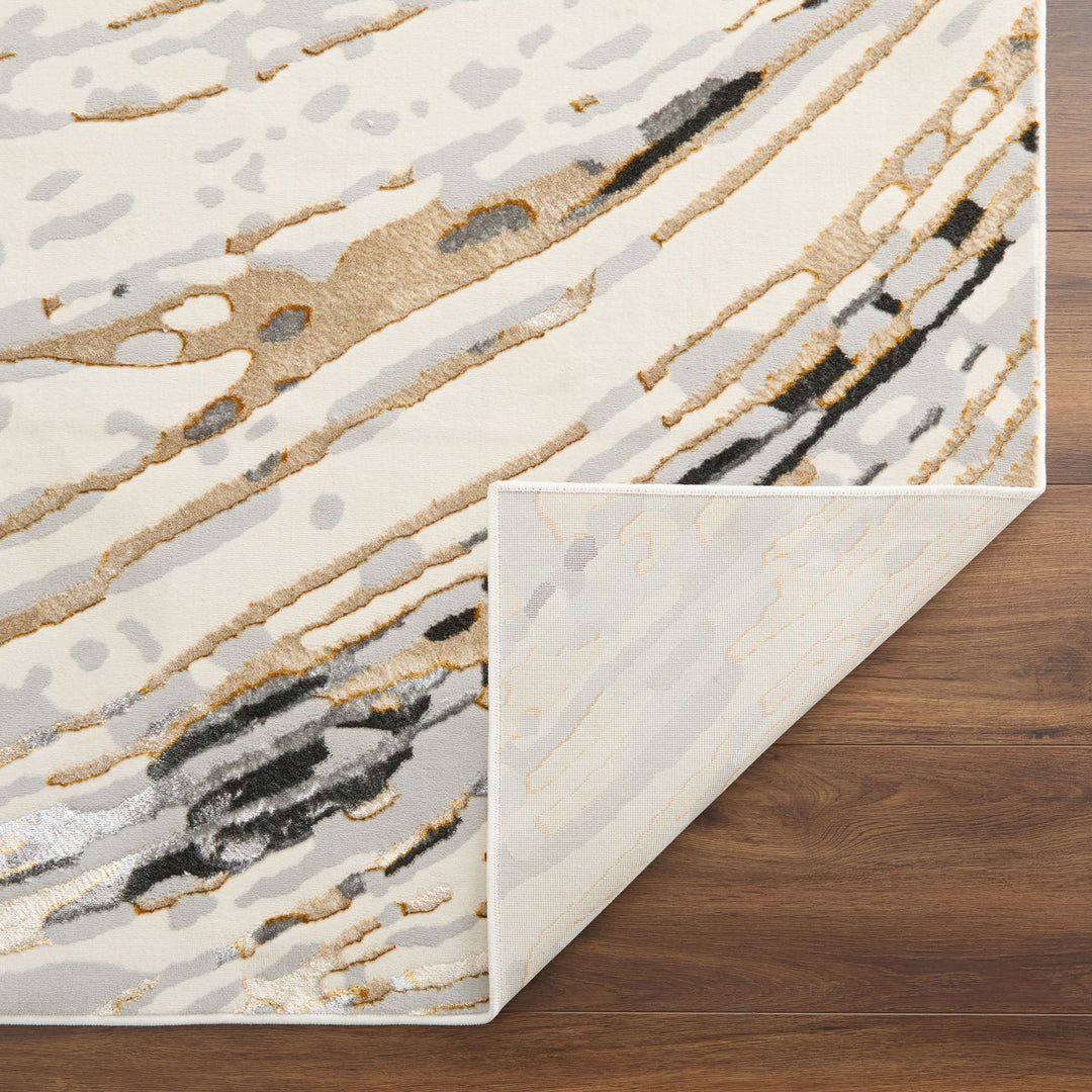 Fatima Gray Black Linear Swirl - T2036 - 7&