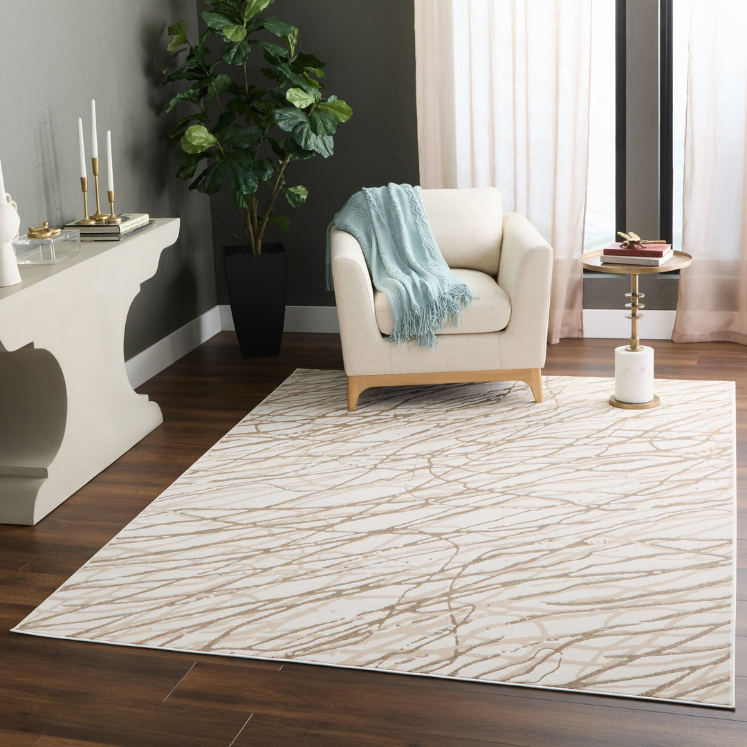 Fatima Beige Linear Swirl - T2037 - 7&
