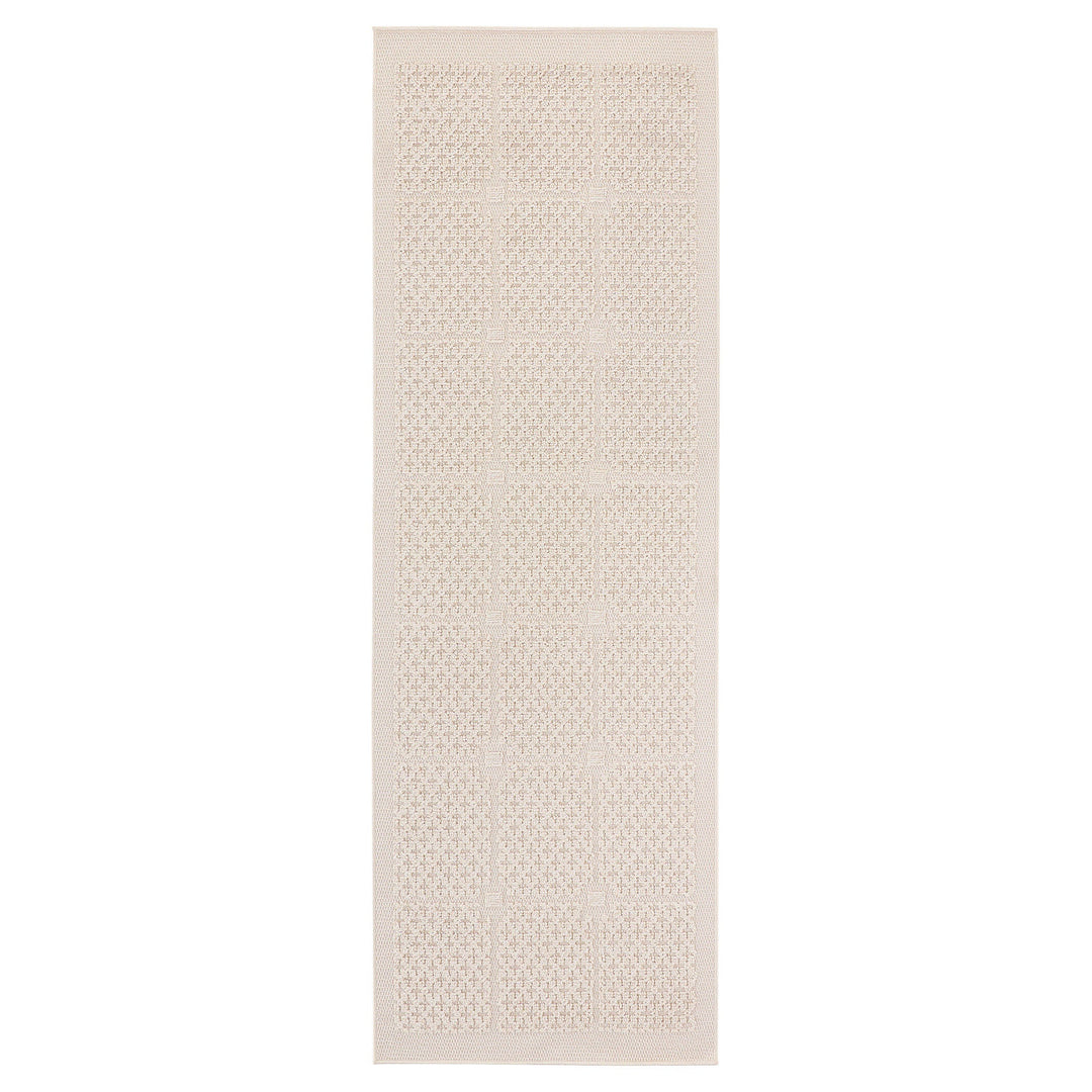 Forza Ivory Checkerboard - T2041 - 3' x 8' Runner