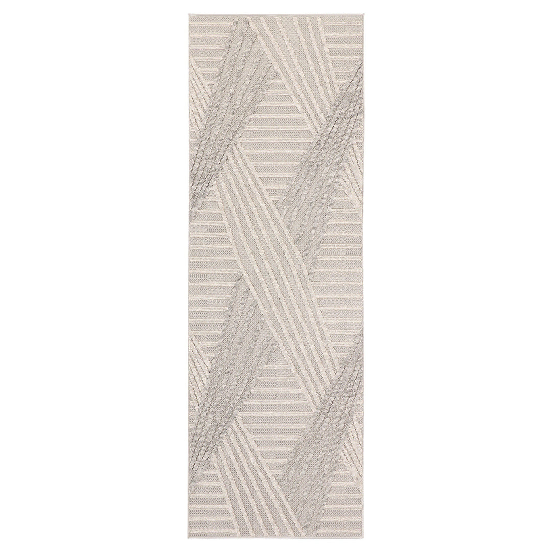 Laid Back Luxe Gray Linear - T2042 - 3' x 8' Runner