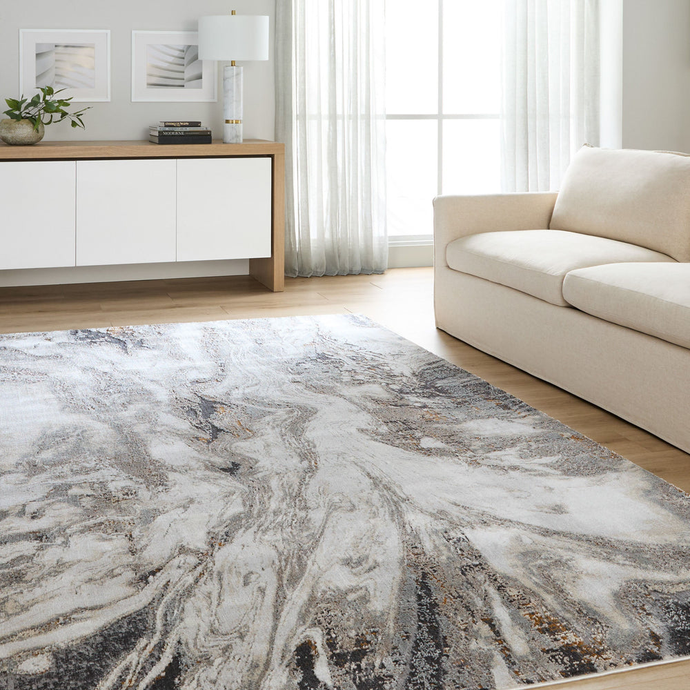Hadim Brown Marbled - T2045 - 5' x 8'