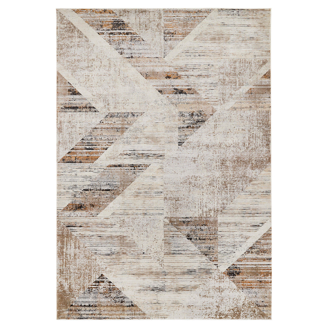 Hadim Brown Geometric - T2047 - 7&