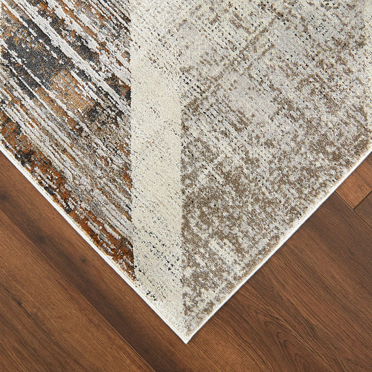 Hadim Brown Geometric - T2047 - 7&