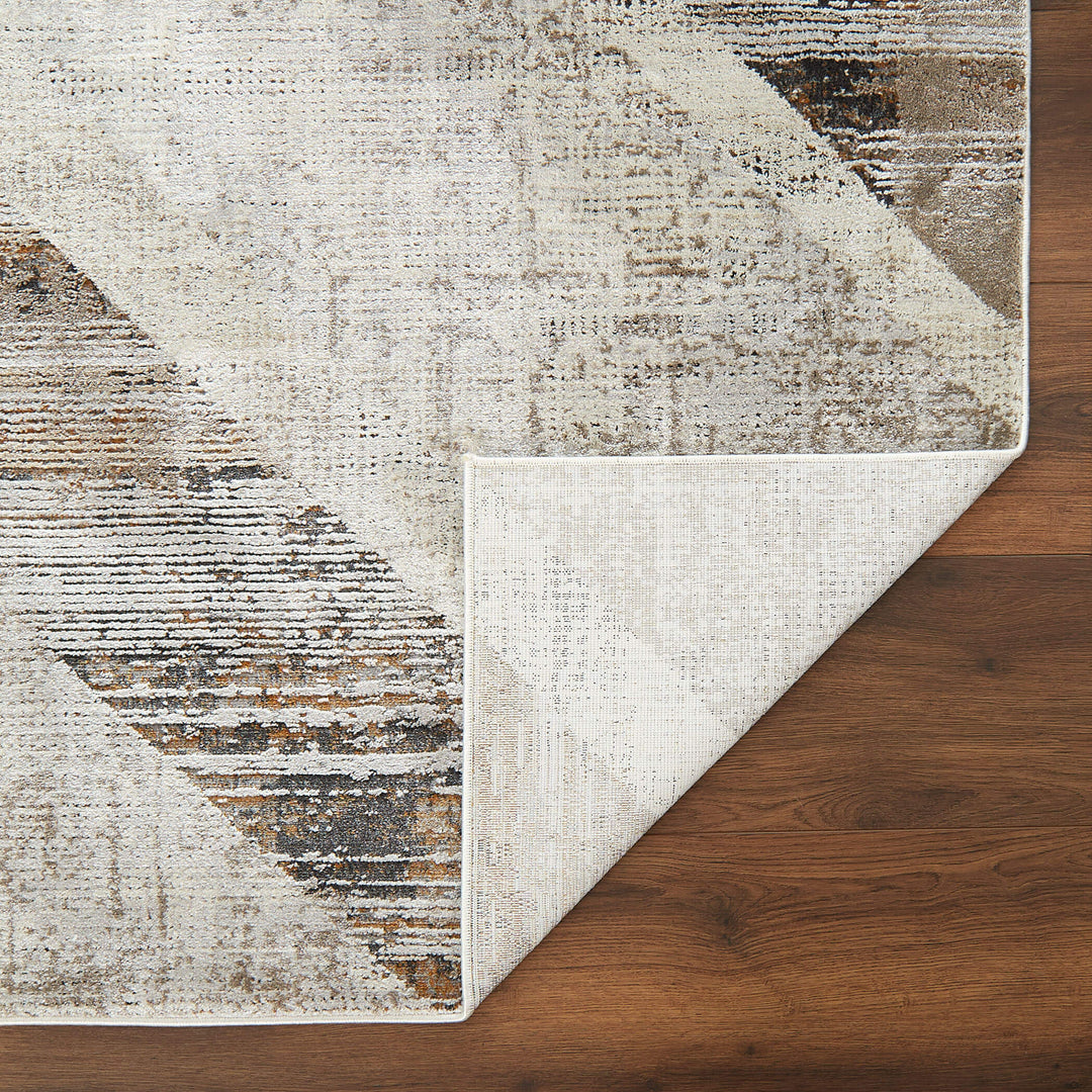 Hadim Brown Geometric - T2047 - 5&