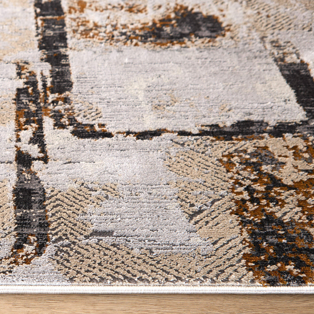 Hadim Brown Geometric - T2048 - 5&
