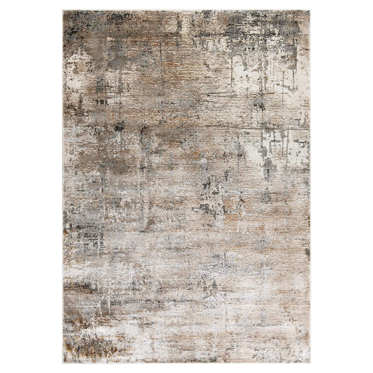 Hadim Brown Painterly - T2053 - 5' x 8'