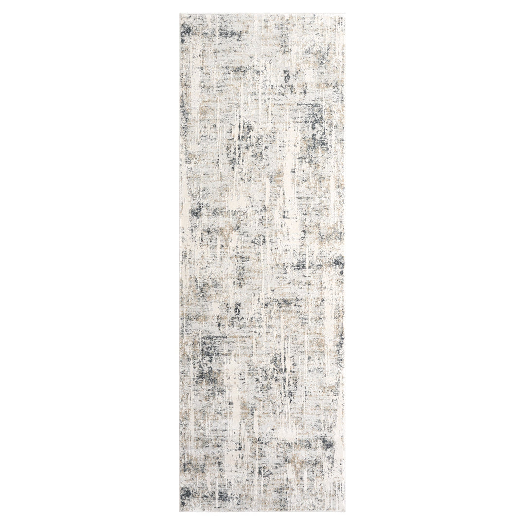 Kemer Gray Abstract - T2054 - 3' x 8' Runner
