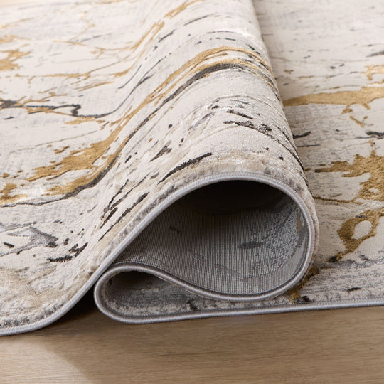 Zaria Beige Gray Marble Striations - T2067 - 2&
