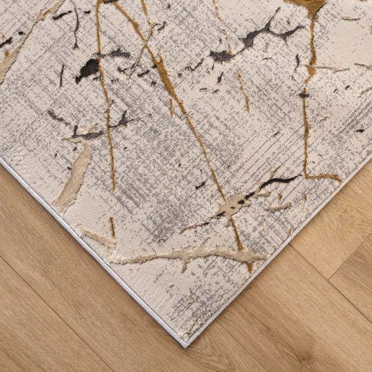 Zaria Beige Gray Marble Striations - T2067 - 5&