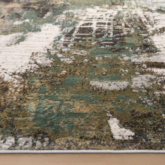 Zaria Green Black Painterly - T2068 - 5&