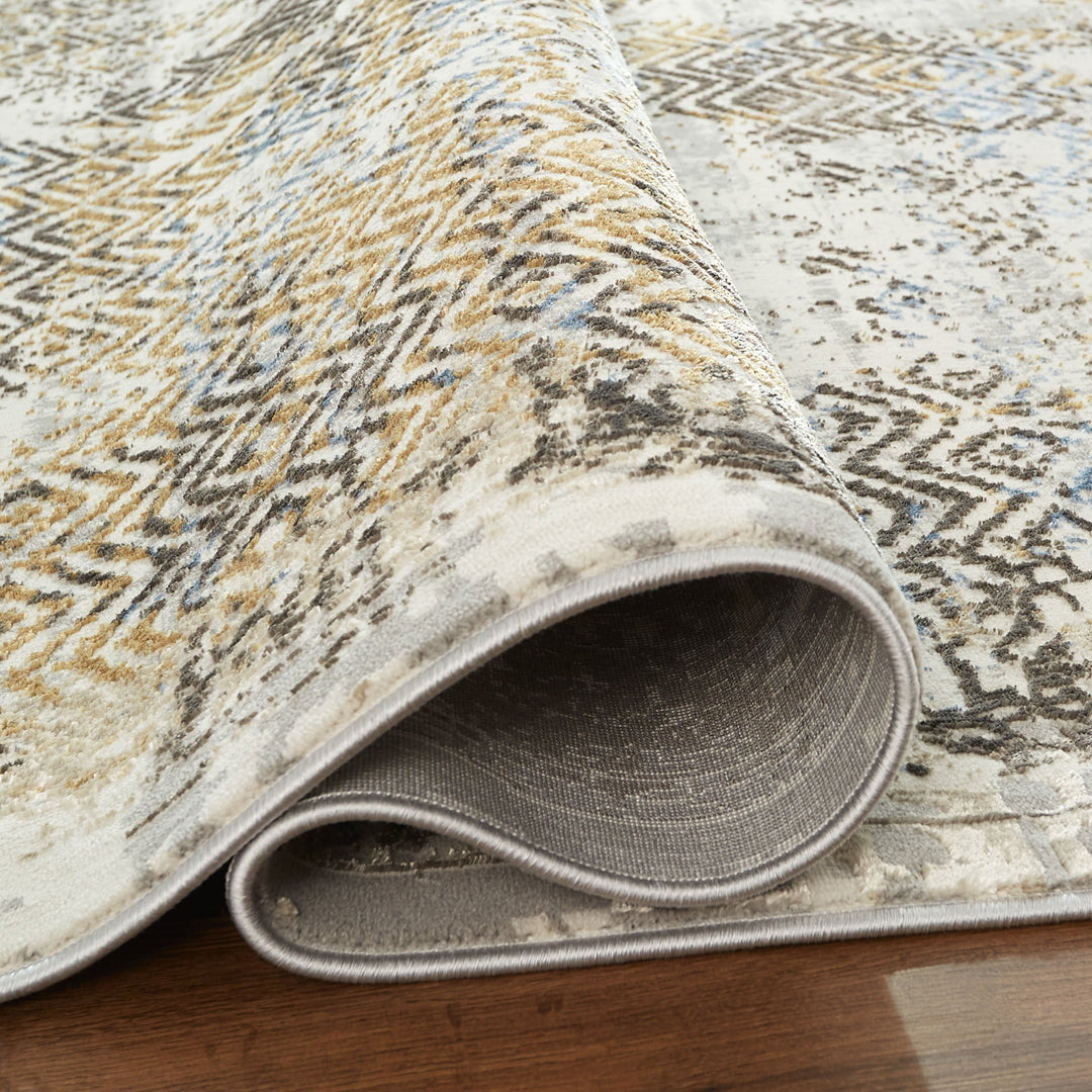 Zaria Gray Gold Weave - T2069 - 5&