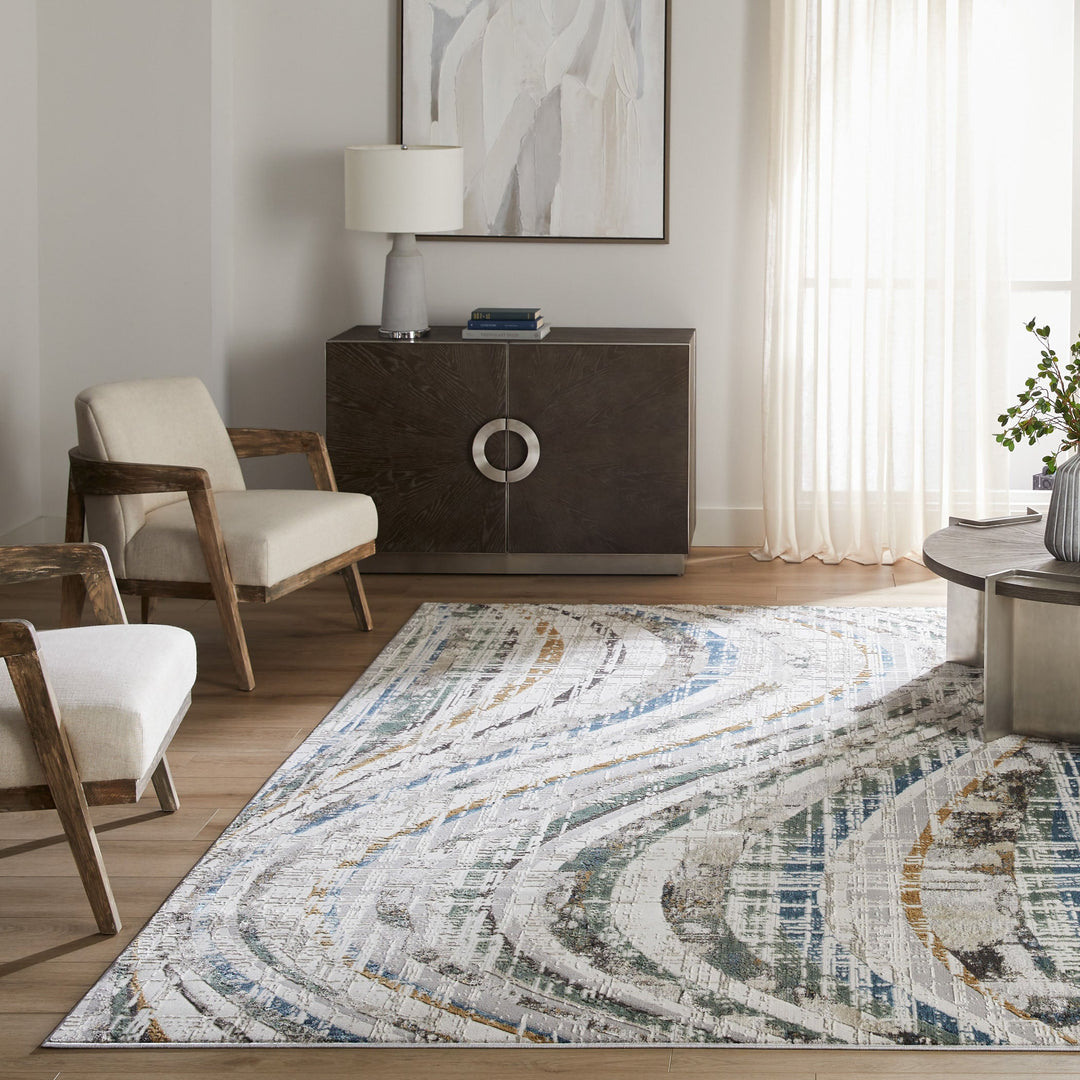 Zaria Gray Blue Waves - T2072 - 5&