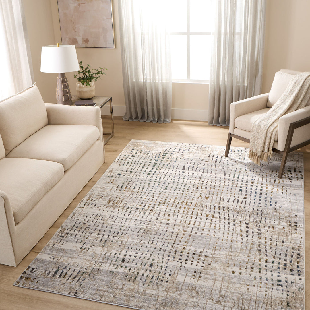 Zaria Gray Beige Weave - T2074 - 5&