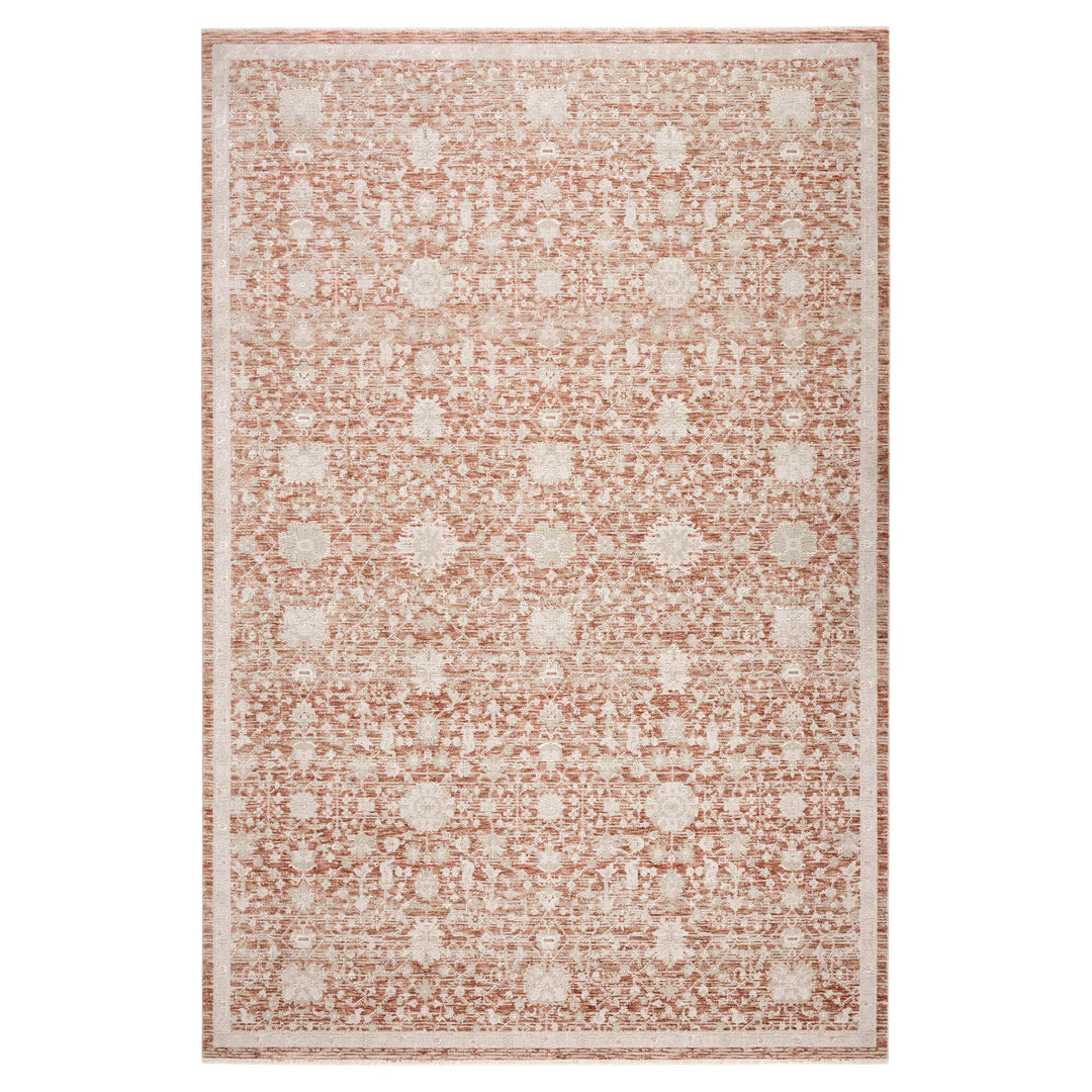 Verona Vintage Rust Distressed Medallion - T2078 - 2' x 3'