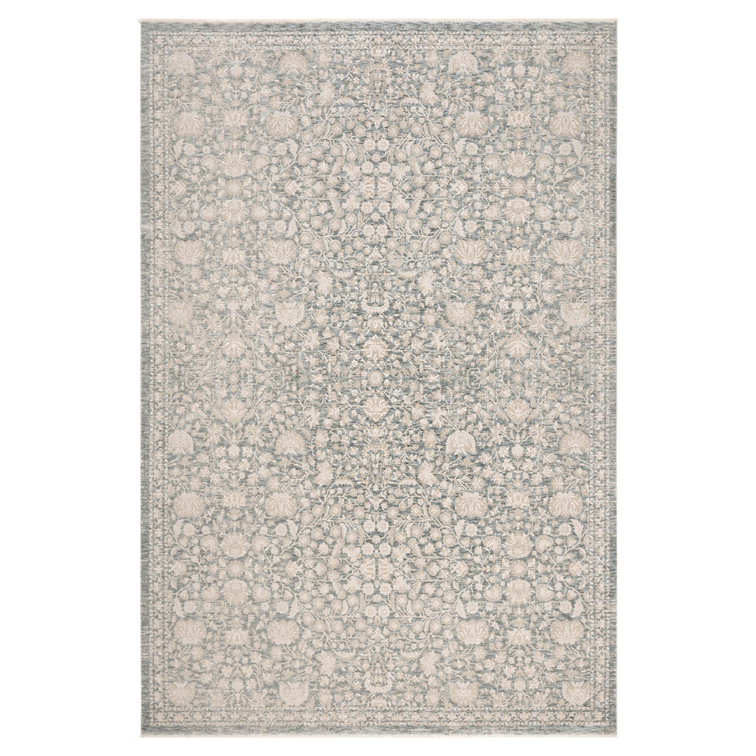 Verona Classic Denim Distressed Floral - T2079 - 8' x 11'
