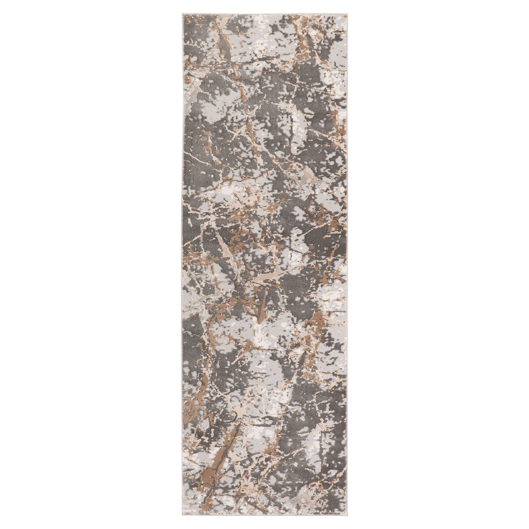 Besni Brown Marble Striations - T4001 - 3' x 8' Runner