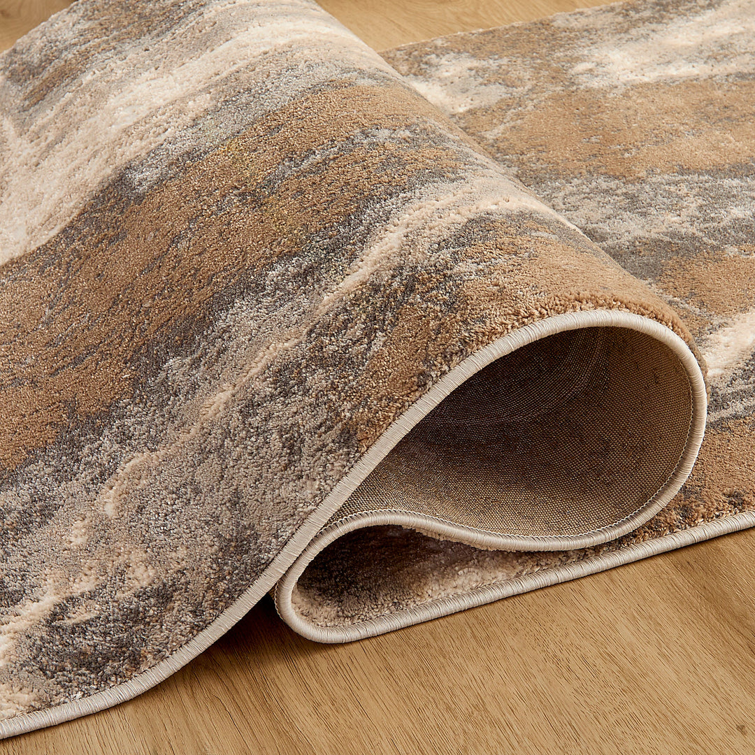 Besni Brown Marble Striations - T4004 - 3&