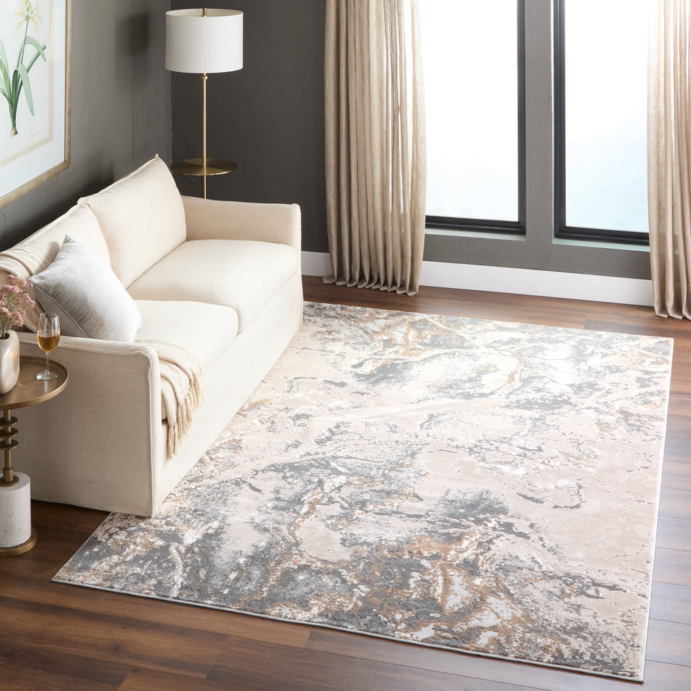 Besni Gray Marbled - T4008 - 2' x 3'