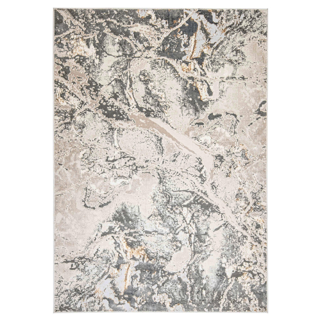Besni Gray Marbled - T4008 - 2' x 3'