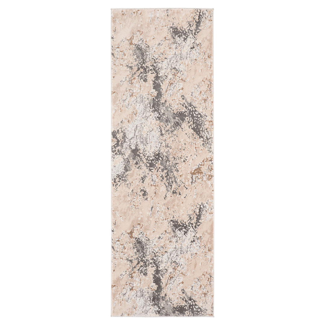 Besni Brown Marbled - T4009 - 3' x 8' Runner
