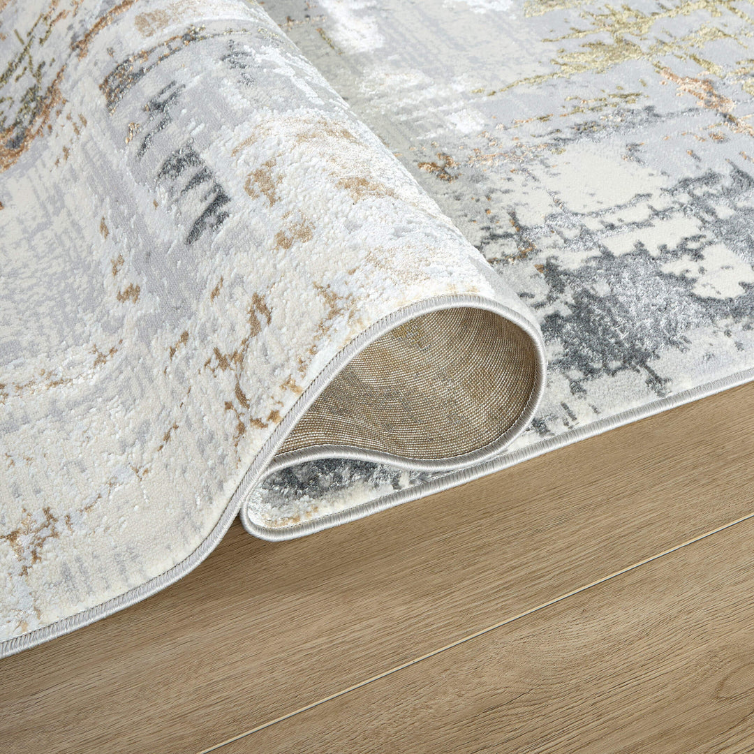 Salim Ivory Brown Painterly - T4022 - 5&
