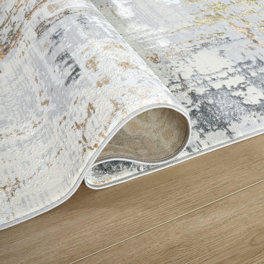 Salim Ivory Brown Painterly - T4022 - 5&