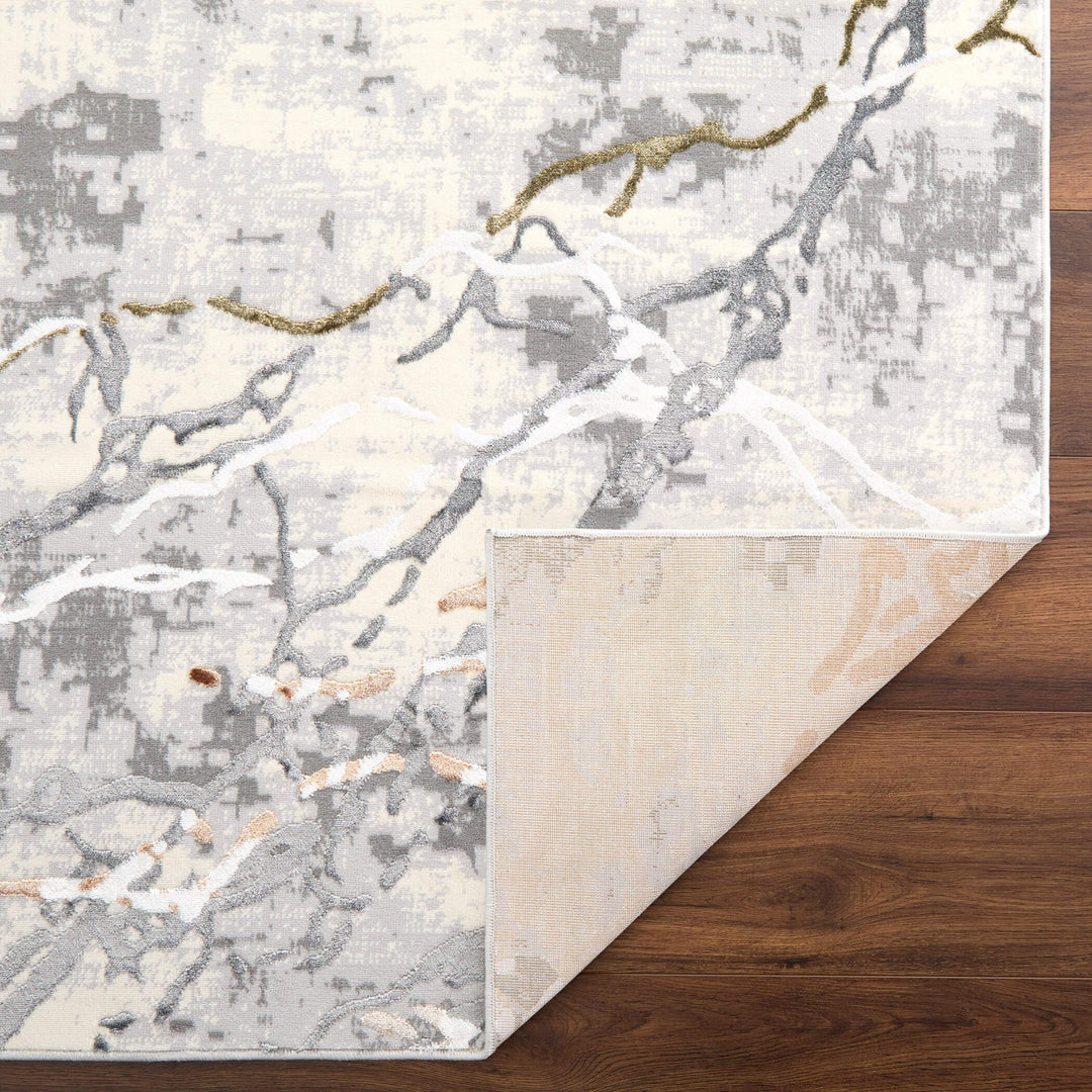 Salim Ivory Brown Marble Striations - T4024 - 10&
