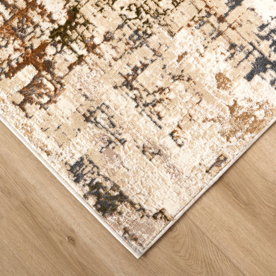 Salim Beige Brown Painterly - T4025 - 3&