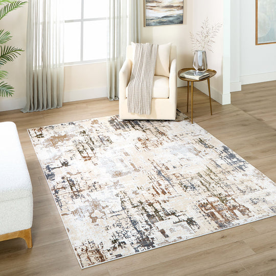 Salim Beige Brown Painterly - T4025 - 10&