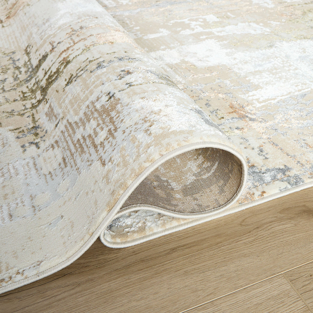 Salim Beige Brown Painterly - T4025 - 5&