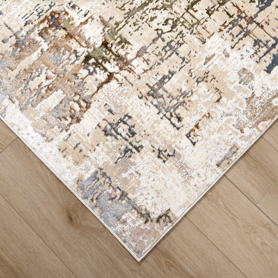 Salim Beige Brown Painterly - T4025 - 5&