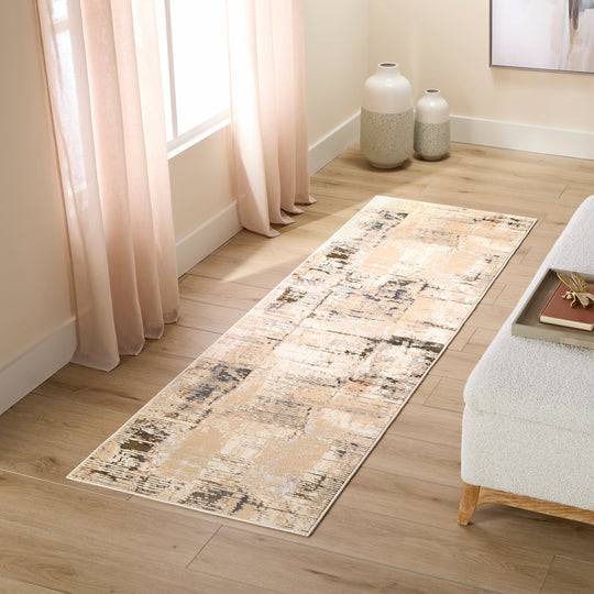 Salim Ivory Brown Painterly - T4026 - 3&