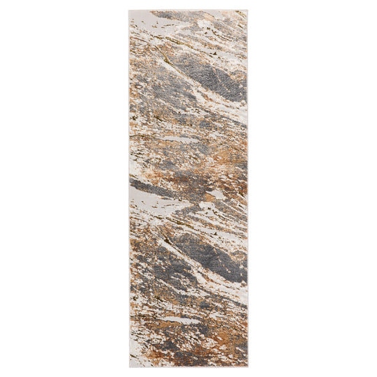 Salim Brown Gray Painterly - T4027 - 3&