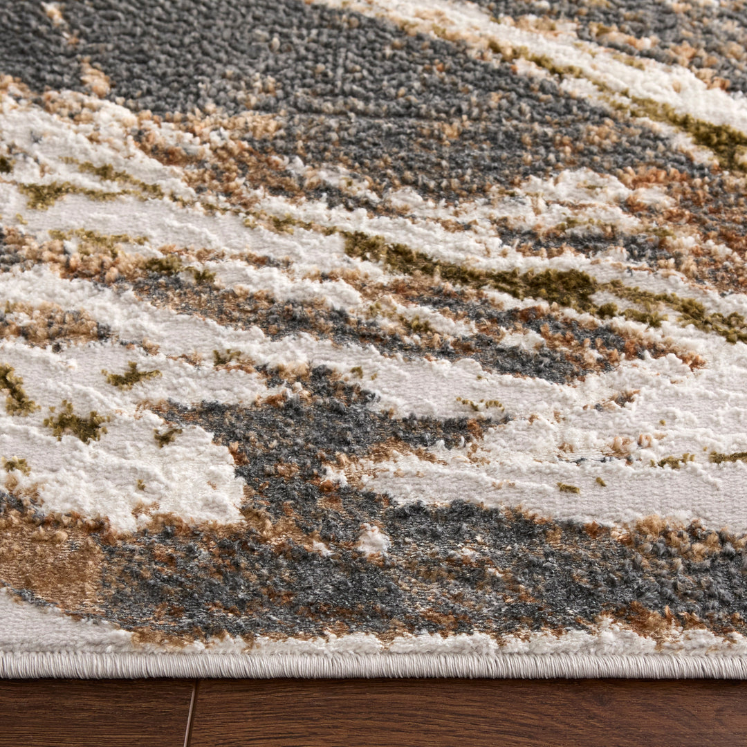 Salim Brown Gray Painterly - T4027 - 3&