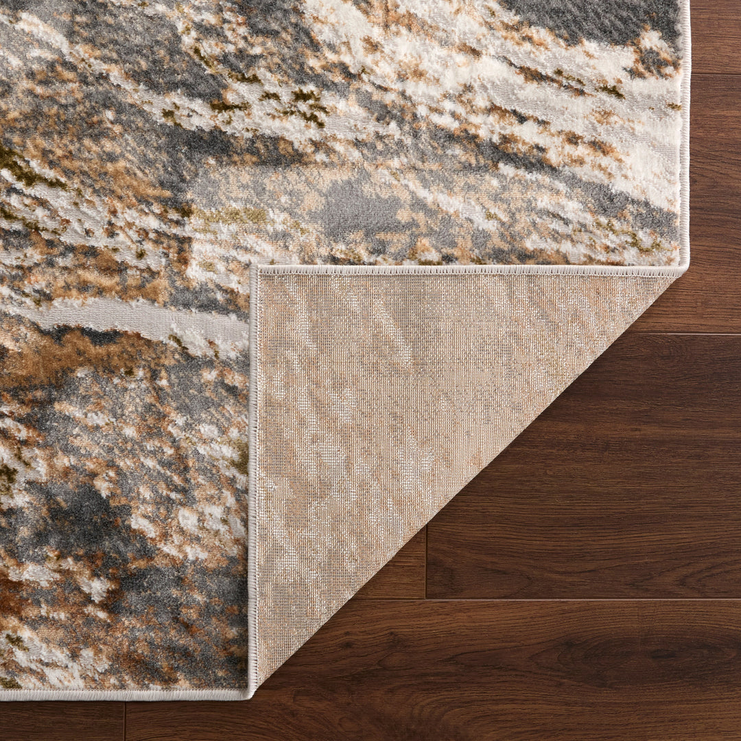 Salim Brown Gray Painterly - T4027 - 3&